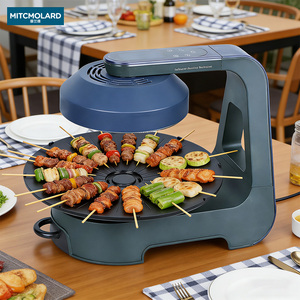 New Style Electric Infrared BBQ <b>Pan</b> 2026 Trending Adjustable Temperature Control Indoor Smokeless Barbecue Grill for Household - Product Image 6
