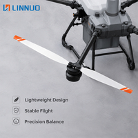 Hélices de drone 5415 CW CCW blanches en PA66 fibre de carbone pour accessoires de drones DJI Agras T40 T50, hélice inférieure anti-UV