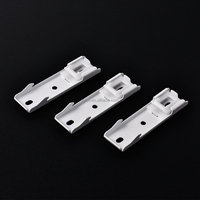 Supports de fixation universels pour rail de rideau, en alliage d'aluminium, pinces de fixation pour rails électriques droits et courbés, accessoires.
