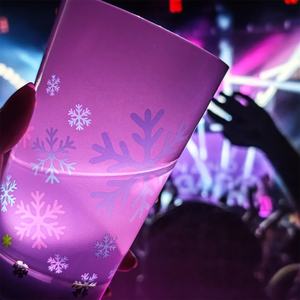 Gobelet LED <span class=keywords><strong>Red</strong></span> <span class=keywords><strong>Bull</strong></span> Halloween Gobelets à bière en plastique brillant Lumière activée par l'eau pour Bar Party Christmas - Product Image 2