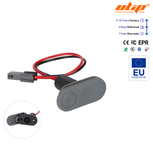 Original <b>Charging</b> <b>Cable</b> Port with Silicone Cover for Mi 6 Electric Scooter <b>Charging</b> Port Head Socket Connector Power Port - Product Image 1