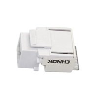 Conector Keystone Hembra Modular para Red Ethernet Cat5e Cat6, Acoplador RJ45 UTP, Carcasa de ABS, Cableado T568A/B, Cable de 24-26 AWG