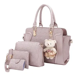 Fashion Brand Women's High Quality Luxury Pu Leather Tote Bags Handbags