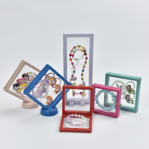 Caja de Almacenamiento de Joyería y Cosméticos de Película de PE Colorida, Caja Antipolvo para Anillos, Pulseras y Accesorios - Product Image 6