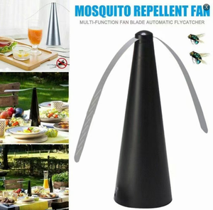 Vente directe en gros : Ventilateur anti-mouches automatique multifonctionnel d'extérieur avec répulsif à pales pour la saison d'automne et les moustiques - Product Image 2