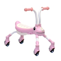 Voiture à pédales pour tout-petits avec animaux de dessin animé pour les enfants de 1 à 3 ans, avec lumières et musique, jouet pour bébé, jouet éducatif en plastique pour enfants