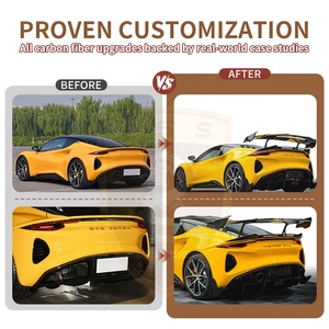 Recién llegado, ala trasera de estilo Mono de fibra de carbono seca para alerón Lotus Emira, piezas de modificación de coche de ala trasera alta - Product Image 3