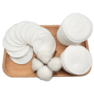 Almohadillas desmaquillantes de limpieza profunda respetuosas con la piel de algodón suave con logotipo personalizado de fábrica, Cosméticos faciales cuadrados naturales, sin toallitas - Product Image 2