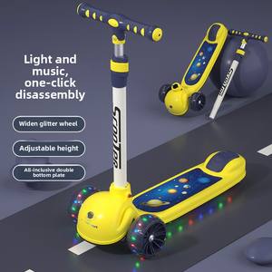 Vente en gros de <span class=keywords><strong>trottinette</strong></span> amovible pour bébé, matériau en acier, pliable et pliable, pour garçons et filles de 1 à 12 ans - Product Image 3