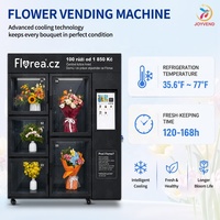 Máquina Expendedora de Ramos de Flores JOYVEND, Tipo 5 Casilleros, Pago sin Efectivo, para Bodas y San Valentín