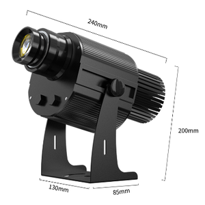 Projecteur publicitaire LED TMUT 100W IP44 en alliage d'aluminium, changement automatique de couleur, projection de logo pour cornet de crème glacée, 11000 lumens - Product Image 4