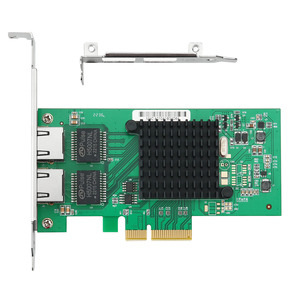 Tarjeta de Red Gigabit PCIe Interna de Doble Puerto, Adaptador Ethernet Intel I350-T2 para Servidor, en Stock I350-T2 - Product Image 3