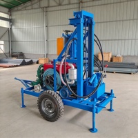 Petite plateforme de forage compacte et pratique au diesel pour puits d'eau, petite plateforme de forage pour puits d'eau agricole