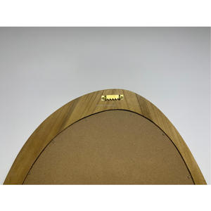 Miroir encadré vintage de grande taille, asymétrique, en bois de tung, décoration murale rustique pour la maison, forme organique irrégulière - Product Image 5