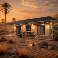 Studio Modulaire Extensible en Conteneur pour Jardin, Chambre Préfabriquée, Terrasse Extérieure, Pergola, Éclairage, Écran à Lamelles pour un Aménagement Écologique