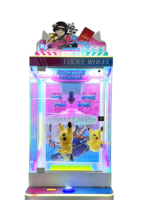 Machine à cadeaux professionnelle à monnayeur, type Roue de la Fortune, sur le thème Espace et Temps, pour centre de jeux