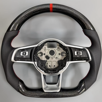 Volant en cuir pleine fleur en promotion pour Volkswagen Golf 7 GTI Golf R MK7 pour VW Polo GTI Jetta Passat B8 Tiguan Sharan Touran