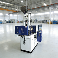 Máquina de Moldeo por Inyección Vertical de Alta Calidad, 45 Toneladas, Segura y Confiable - Venta Directa de Fabricante Chino, Motor PLC, ABS, PP, PC