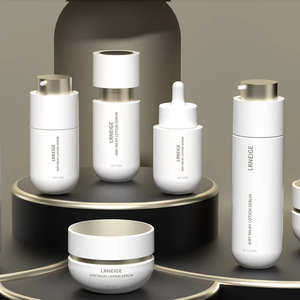 <strong>Luxury</strong> <strong>Cosmetic</strong> Glass <strong>Jars</strong> With Lids Gold Dropper Empty Cream <strong>Jar</strong> High Grade Beauty Skincare Containers for Facial Body Mask - Product Image 2