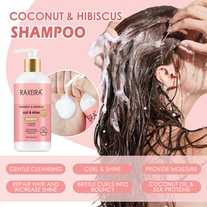 แชมพูแ<span class=keywords><strong>ล</strong></span>ะครีมนวดผมสูตรบำรุงแ<span class=keywords><strong>ล</strong></span>ะเพิ่มความชุ่มชื้นด้วยโปรตีนไหม มะพร้าว และดอก<span class=keywords><strong>ชบา</strong></span> สำหรับผมหยิก - Product Image 4