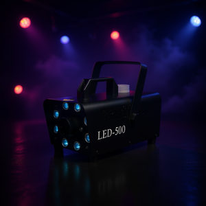 Máquina de Humo Led-500 de 500W y 2000CFM con 8 Luces LED, Efecto de Iluminación para Escenarios, Fiestas y Eventos - Product Image 2