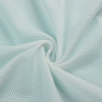 Tissus en microfibre à œillets de largeur Tissu en maille blanche