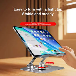 Ergonomic 360° Rotating Laptop Stand Notebook Adjustable Height Portable Metal Riser Cooling Foldable <b>Computer</b> Holder - Product Image 3