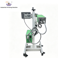Machine de marquage laser CO2 industrielle pour l'industrie agroalimentaire, haute vitesse 12000 mm/s, imprimante de date d'expiration et de code de lot