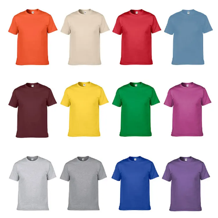 Camiseta personalizada de alta calidad para elección, camiseta de Color sólido a granel de manga corta personalizada, camiseta de microfibra 100% de poliéster