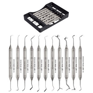 ชุดเครื่องมืออุดฟันคอมโพสิตเรซิ่น 8 ชิ้น ชุบไทเทเนียม สำหรับงานทันตกรรมที่ต้องการความแม่นยำ - Product Image 2