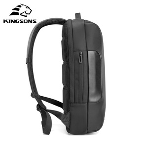 Kingsons Men's <b>Business</b> <b>Backpack</b> 20-35L Waterproof Computer Commuter <b>Backpack</b> With USB Port Ultralight Solid Color - Product Image 1