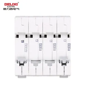 Delixi חשמלי מותג איכות 4P C50 AC MCB DZ47S מיניאטורי