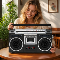 RETRO FORTUEN HXD-P1 TOP VENTE Lecteur MP3 Walkman, Lecteur de Cassette, Lecteur de Carte TF, Radio FM AM SW, Boombox