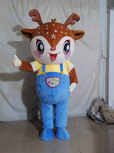ชุดมาสคอตกวางแบบมืออาชีพสำหรับผู้ใหญ่ สำหรับโปรโมทแบรนด์ ตัวการ์ตูนเดินได้ ชุดมาสคอตสัตว์ - Product Image 2