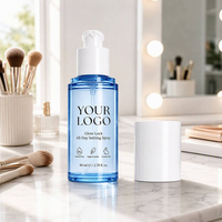 Spray Fixateur de Maquillage Marque Blanche Logo Personnalisé 80ml – Petit Flacon Bleu – Brume Ultra-Fine Longue Durée Anti-Bavures