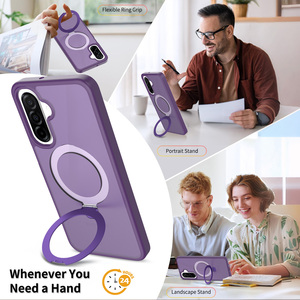 เคส PC <span class=keywords><strong>แบ</strong></span>บนิ่ม + Soft TPU สำหรับ Samsung Galaxy A17 A26 A16พร้อมขาตั้งเคสโทรศัพท์มือถือ<span class=keywords><strong>แบ</strong></span>บแม่เหล็กกันกระแทก - Product Image 3
