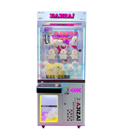 Machine à griffes à monnayeur pour peluches, avec éclairage LED, pour la capture de prix en peluches, usage commercial, pour centres commerciaux et salles de jeux pour enfants
