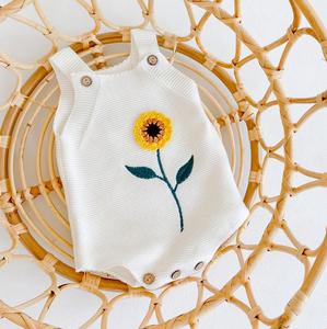 Vêtements pour bébés nouveau-nés unisexes pas chers, Combinaisons pour bébés, Bodies pour bébés, Combinaisons de ramper, Tricotées, Dernier design, Coton tricoté - Product Image 5