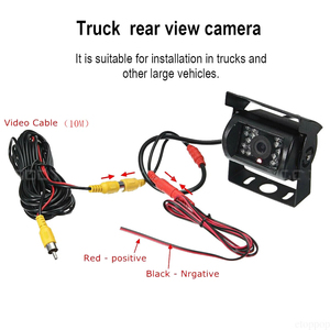 Iposter Car Rear View Kit 5 "Monitor + 18 LED IR đảo ngược sao lưu máy ảnh 12-24V xe tải RV - Product Image 5