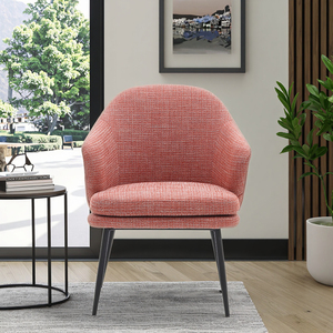 Silla cómoda de comedor de tela de diseño francés <span class=keywords><strong>comercial</strong></span> ejecutivo Zhida de la fábrica de Foshan - Product Image 1