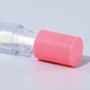 Красная пустая прозрачная большая палочка для блеска для губ, большая кисть, аппликатор, красная крышка - Product Image 4