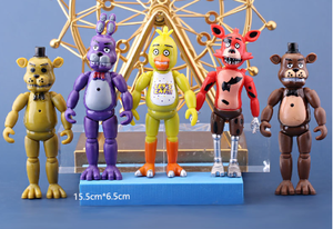 HY Nouveauté Ensemble de 6 figurines de 6e génération <span class=keywords><strong>Five</strong></span> <span class=keywords><strong>Nights</strong></span> <span class=keywords><strong>at</strong></span> Freddy FNAF Jouets Cadeaux Poupées de collection Décoration de fête - Product Image 4