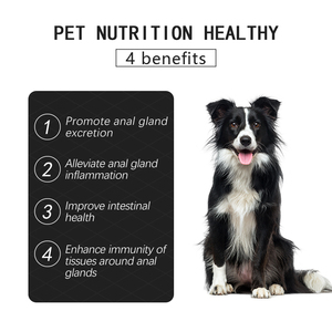 อาหารเสริมบำรุงต่อมทวารหนักสำหรับสุนัข |   ไฟเบอร์โปรไบโอติกแบบเคี้ยวเพื่อบรรเทาอาการต่อมและปรับสมดุลการย่อยอาหาร - Product Image 2
