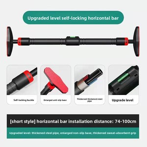 Attrezzatura Fitness per la casa <span class=keywords><strong>porta</strong></span> regolabile per palestra barra di tiro in acciaio montate su <span class=keywords><strong>porta</strong></span> sbarre orizzontali montate a parete per allenamento - Product Image 4