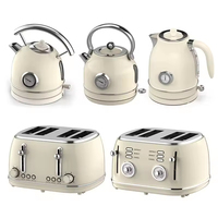 Bouilloire électrique rétro la plus vendue, arrêt automatique, acier inoxydable 304, 220V, capacité 1,8L, portable pour maisons modernes
