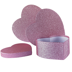 High-End Customized Made Heart Gift Paper Attractive And Durable Custom Luxury Paper Gift Box Packaging Heart Shaped Gift Box