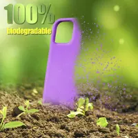 Real 100% PLA Biodegradable Material de madera Hibiscus en polvo funda para teléfono para Iphone 11 Pro Max Eco amigable reciclado de la cubierta del teléfono celular