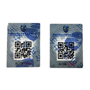 Etiqueta Adhesiva Personalizada con Código QR, Impermeable, de Seguridad, con Residuo, de Doble Color, Etiqueta Void - Product Image 3