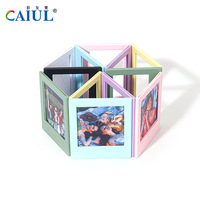 Cadre photo transfrontalier Meilleure vente Plastique écologique 5 pouces Sublimation UV magnétique Table à film magnétique mural