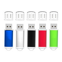 Clé USB en vrac pas chère 2.0 1 Go 2 Go 4 Go 8 Go Mini clé USB en plastique colorée 16 Go 32 Go 64 Go Logo personnalisé gratuit